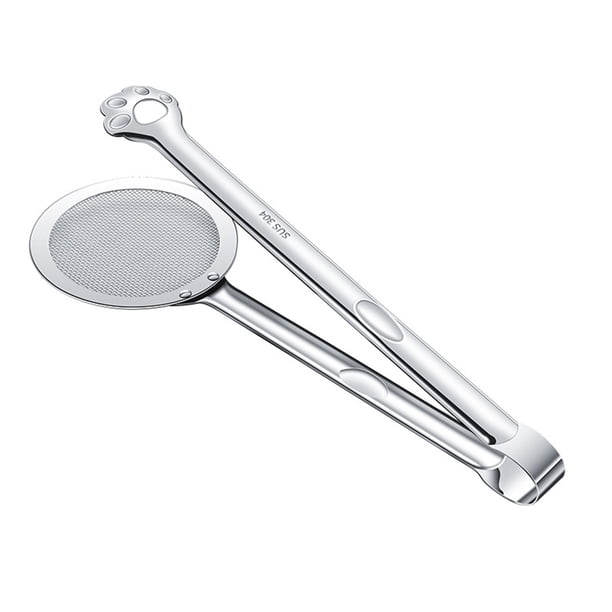 Clip de descarga de aceite de acero inoxidable 304 para barbacoa, clip multifuncional para pan y cocina.