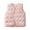 style-01 Light Pink, variant on Girls Vest Toddler Puffer Vest Boys Girls Down Vest Warm Winter Jacket Lightweight Sleeveless Buttons Coat 12 18 Months (Pink,12-18 Months)