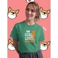thumbnail image 2 of This Girl Loves Her Welsh Corgi T-Shirt Women -Image by Shutterstock, Female Medium, 2 of 4