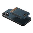 thumbnail image 2 of ELEHOLD for iPhone 16 Plus Case, Compatible with Mag Safe Accessory, 2 in 1 Detachable Magnetic Card Holder Faux Lychee Pattern Leather Kickstand Wallet Case for iPhone 16 Plus,Blue, 2 of 7