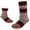 Burgundy, variant on Womens Fuzzy Socks Non Slip Grips, Cozy Slipper Socks for Women, House Sock Shoes, Warm Gifts, Adult Size 7-8