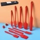 thumbnail image 3 of Utensilios de cocina Herramientas para hornear Utensilios de cocina de silicona en crema Juego de 9 Utensilios de cocina Cuchilla raspadora para pasteles, 3 of 6