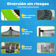 thumbnail image 5 of Trampolín para Niños 6 Pies ( 191 CM ) YEI Verde, Estructura de Acero Reforzado con Red de Seguridad, 5 of 7