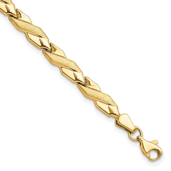 Auriga Fine Jewelry 10K Yellow Gold Bracelet 7" for Women