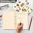 thumbnail image 4 of FORMRS 1-Subject Spiral Notebook 8" x 5" College Ruled 60 Refillable Sheet, Beige Fall Leaves, 4 of 7