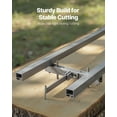 thumbnail image 4 of VEVOR Rail Mill Guide System, 12 ft 4 Crossbar Chainsaw Mill Kits, Aluminum Saw Milling Rails System Works with Chainsaw, 2 Wedges, Adjustable Rail Milling Guide Kit for Builders Woodworkers, 4 of 9