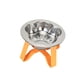 thumbnail image 5 of Comedero elevado para gatos con soporte de acero inoxidable para gatitos y perros pequeños Naranja, 5 of 9