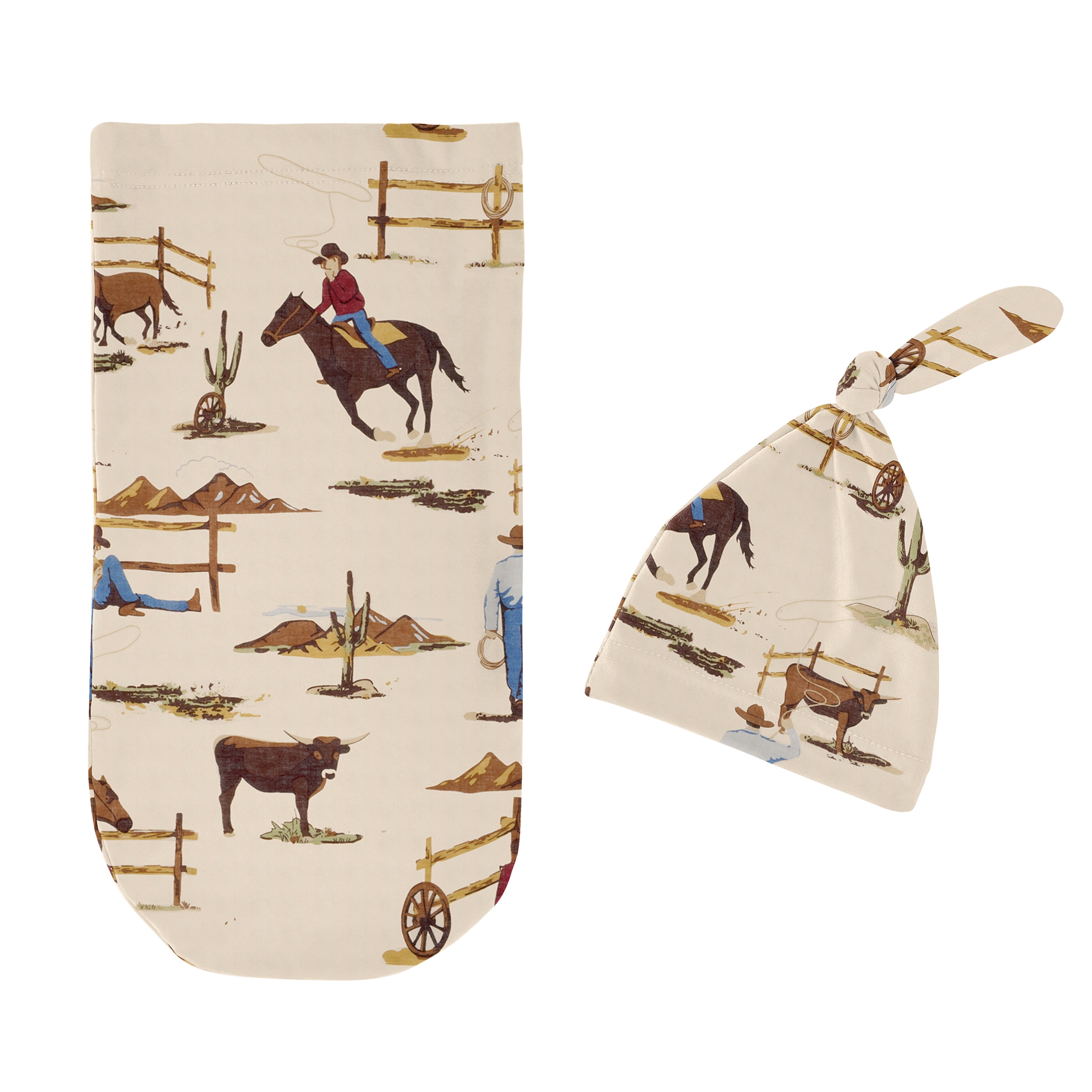 Wild West Baby Cocoon and Beanie Hat Sleep Sack Set by Sweet Jojo Designs