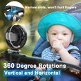 thumbnail image 2 of Portable Fan, 5200mAh USB Fan Rechargeable Battery Operated, Small Clip On Fans For Baby Stroller, Car Seat, Bed, Golf Cart, Beach, Peloton Bike, Portable Fan for Travel, Camping, 2 of 6