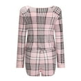 thumbnail image 6 of Womens Long Sleeve Button up Plush Onesies Pajamas Short Jumpsuits Tie Waist Winter Comfy Soft Rompers Sleepwear, 6 of 7