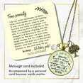 thumbnail image 2 of Serenity Prayer God Grant Strength Gutsy Goodness Bronze Metal Necklace Adult Female, 2 of 8