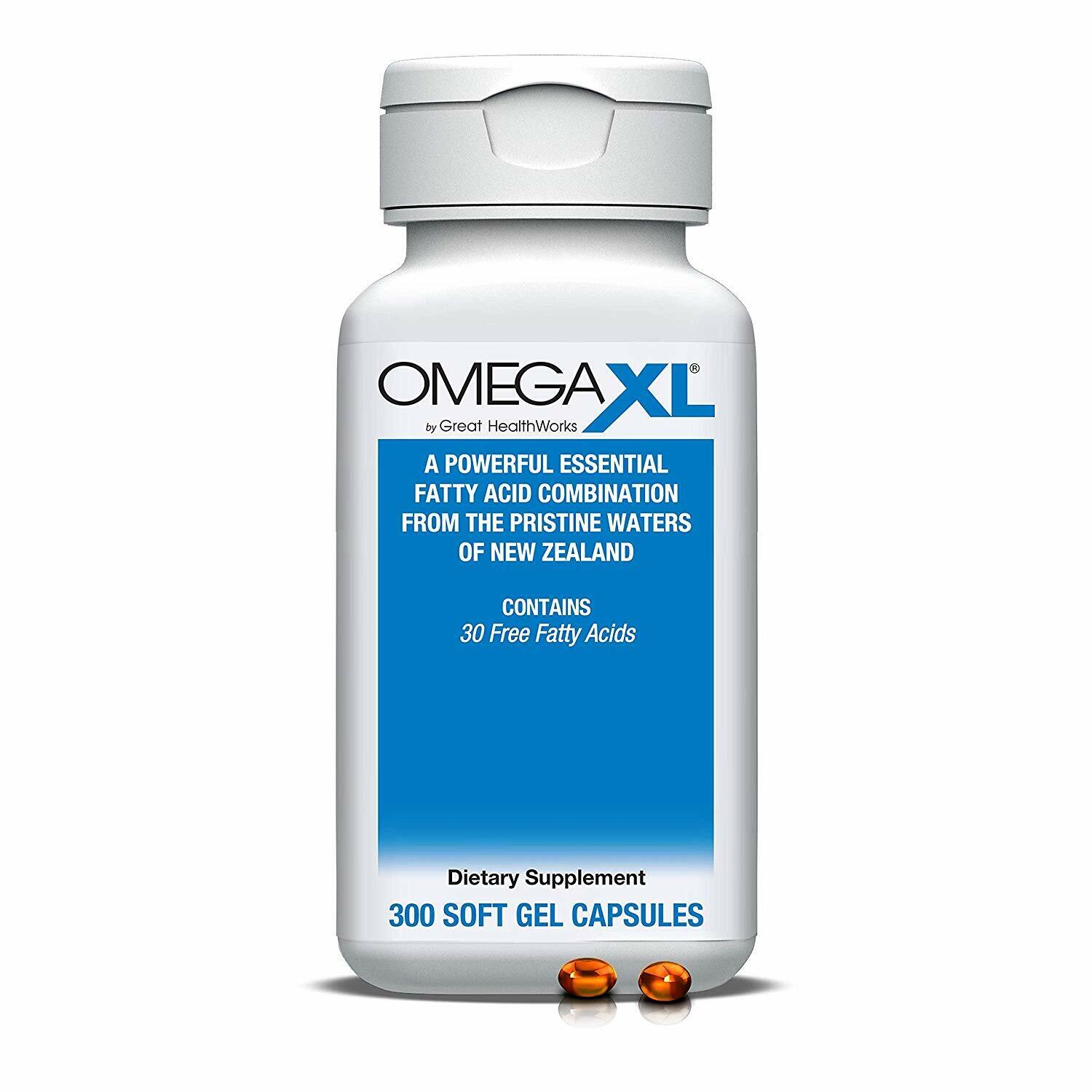 Omega XL 300 Capsules Green Lipped Mussel New Zealand Omega 3