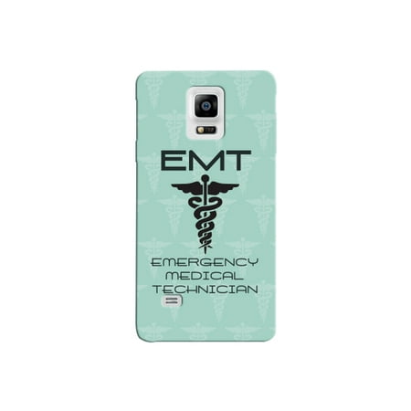 - EMT Emergency Medical Technician Green Background Medical Wing Snake Symbol Picture Phone Case for the Samsung Note 5