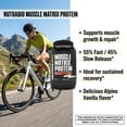 thumbnail image 5 of NutraBio Muscle Matrix Protein Powder - 25g of Protein Per Scoop - Whey Isolate and Micellar Casein Combo for Fast and Slow Release - Vanilla - 2 Pounds, 28 Servings, 5 of 9