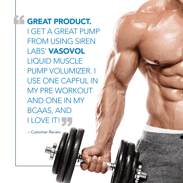 l carnitine vascularity Siren Labs Vaso-VOL Liquid Muscle Pump Volumizer with Agmatine Sulfate STERIS PHARMA | Buy 주사제 Quantity:3 Bottles（Value for money is the best choice）