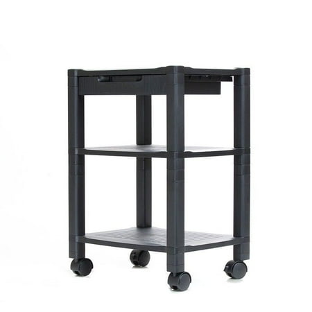 Ghp Office Furniture Black Portable Computer Laptop Printer