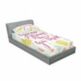 thumbnail image 3 of Your are Stronger than You Think Bedding Set with Sheet & Covers, Pastel Inspirational Message in Playful Circles Geometric, Printed Bedroom Decor 2 Shams, 4 Sizes, Multicolor, by Ambesonne, 3 of 3