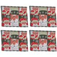 thumbnail image 1 of Christmas Table Mats Placemats Set Of 4 Winter Holiday Xmas Kitchen Mat Dining Place Mat,happy New Year Accessory, 1 of 5