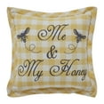 thumbnail image 3 of VHC Brands Buzzy Bees Me & My Honey Pillow 9x9, 3 of 3