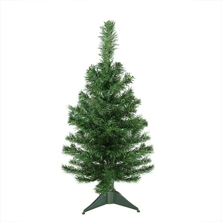 2' x 12" Mixed Green Pine Medium Artificial Christmas Tree - Unlit