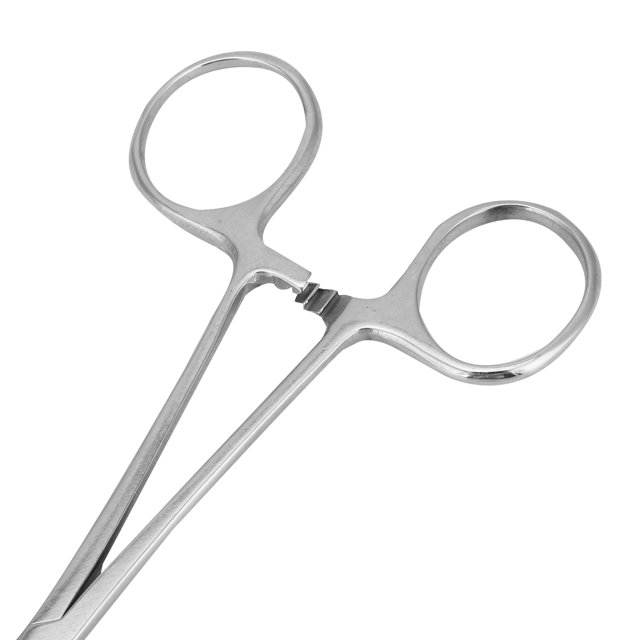Pinzas hemostáticas para depilación de mascotas, herramienta quirúrgica de Alicates de bloqueo de pesca de acero inoxidable