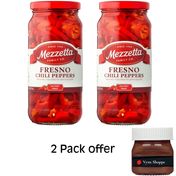 Mezzetta Fresno Chili Peppers, 16 fl oz Jar
