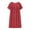 403#Red, variant on Under $6 Womens Cotton Nightgown Short Sleeve Summer Silk Sleep Dress For Middle Aged New Loose Fitting Home Wear Elderly Plus Size Nightshirts for Women Sleepwear