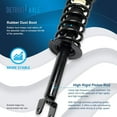 thumbnail image 4 of Detroit Axle - Rear Struts for 2008-2012 Honda Accord Complete 2 Struts w/Coil Spring 2009 2010 2011 Replacement Quick Install Ready Struts Assembly, 4 of 7