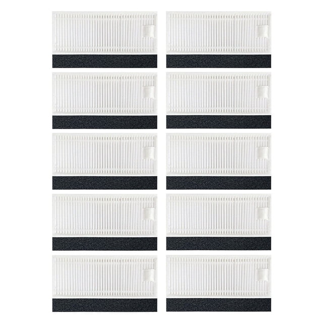 LEFU for Tikom G6000 G7000 Robot Vacuum Cleaner Replacement Filters, High-Quality Fine Dust Filtration System, Easy to Install and Replace, Pack of 10