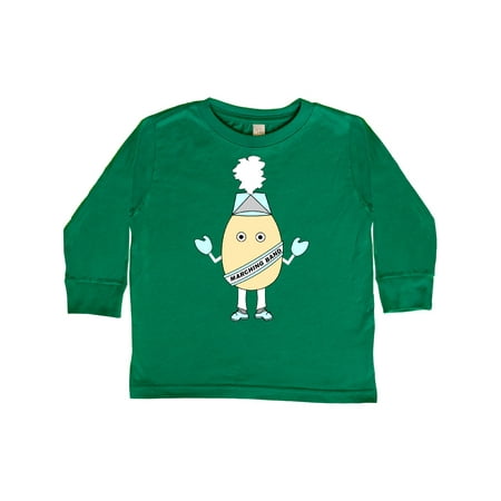 

Inktastic Marching Band Egghead White Gift Toddler Boy or Toddler Girl Long Sleeve T-Shirt