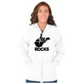 thumbnail image 3 of West Virginia Rocks Travel Souvenir Unisex Fleece Graphic Zip Up Hoodie Brisco Brands 5X, 3 of 5