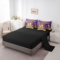 thumbnail image 5 of jejeloiu Rugby Game Gaming 7-Piece Twin Bedding Sets,Yellow Football Helmet Bedding Comforter Set For Teens Reversible, 5 of 8