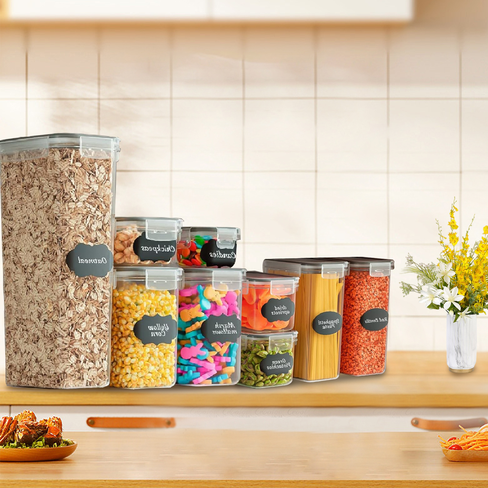 stusgo 18-Piece Airtight Food Storage Container Set with Lids photo 3