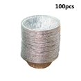 thumbnail image 1 of 100 unids/set moldes desechables de hojalata para tarta de huevo, molde para cupcakes, taza redonda para hornear Ndcxsfigh  Libre de BPA, 1 of 8