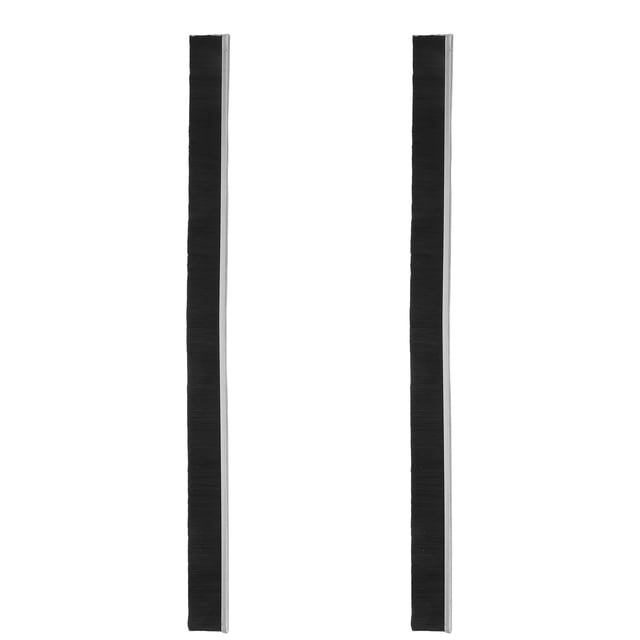 BESTYASH 2Ud Burlete Cepillo Para Puerta Con Antipolvo Y Reducción De Ruido Color Negro