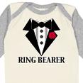 thumbnail image 4 of Inktastic Tuxedo Ring Bearer Boys Long Sleeve Baby Bodysuit, 4 of 5