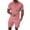 Pink, variant on Honeeladyy Mens Short Sets 2 Piece Outfits Fashion Summer Tracksuits Casual Shirt and Shorts Set #Ed-Army Green-S