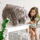 thumbnail image 4 of Melissa & Doug Giant Hippopotamus - Animal de peluche realista (m&aacute;s de 2 pies de largo) Melissa & Doug NA, 4 of 9