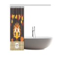 thumbnail image 3 of WOPOP Thanskgiving Day Shower Curtain, Beautiful Turkey with Pumpkin and Red Maple Polyester Fabric Shower Curtain Bathroom Sets with Hooks 60x72 Inches, 3 of 3