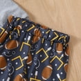 thumbnail image 5 of Gibobby Conjunto para bebé niña Niños pequeños invierno manga larga alfabeto animados fútbol estampados Tops pantalones 2 uds trajes conjunto de ropa(Gris,18-24 Meses), 5 of 5