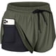 thumbnail image 1 of Pantalones cortos holgados de verano para correr para mujer, pantalones cortos de moda falsos de dos piezas con cordón elástico en la cintura, pantalones cortos de baile antiiluminación Xemadio HMHZ843-1, 1 of 6