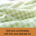 thumbnail image 5 of SIYTUAU Green Pet Blanket Winter Small Quilt For Dogs And Cats With Soft Material For Warmth And Comfort Suitable For Sofa Bed Or Crate Use Green, 5 of 6