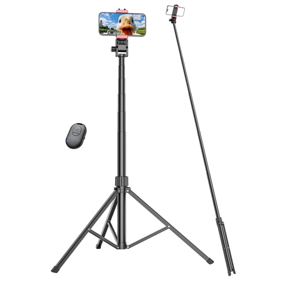 Trípode para Celular Pnitri 210 cm de Aluminio con Control Remoto Inalámbrico