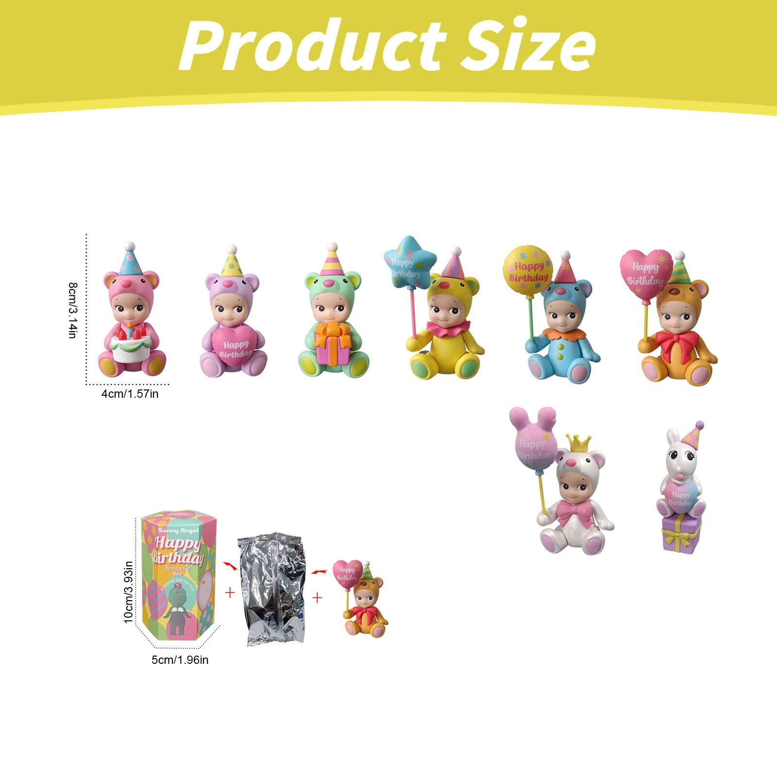 Sonny Angel Birthday Gift Bear 2021 - Original Mini Figure