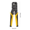 thumbnail image 3 of RJ45 Crimping Tool Networking Cable Crimper Cutting Tool Crimping Stripper Punch Down RJ45 Ethernet Cable Crimper, 3 of 9