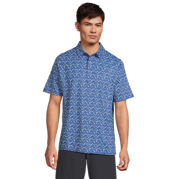 Callaway Cocktail Print Galaxy Blue Shirt Men L