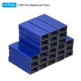 thumbnail image 3 of Unique Bargains Staples for Stapler, 4 Pack(1000Pcs Staples Per Pack) #10 Mini 3/16 Inch Length Staples Jam Free Blue, 3 of 7