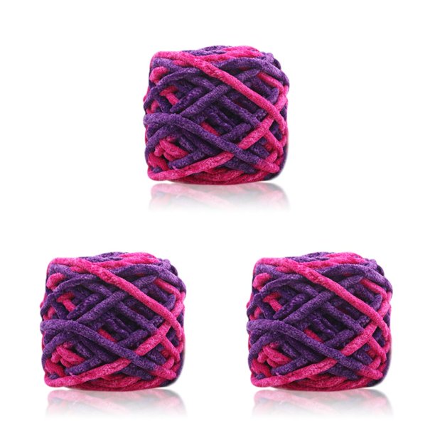 Wosthever Hilo de tejer de 100g para mujer, manta tejida a mano, bufanda de hilo de una sola hebra, sombrero, accesorio de costura artesanal Type1 NO1