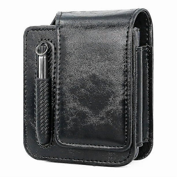 Flip Cell Phone Holster Belt Clip Case For Samsung Galaxy Z Flip 5/z Flip 4/z Flip 3/motorola Razr Leather Belt Loop Pouch G