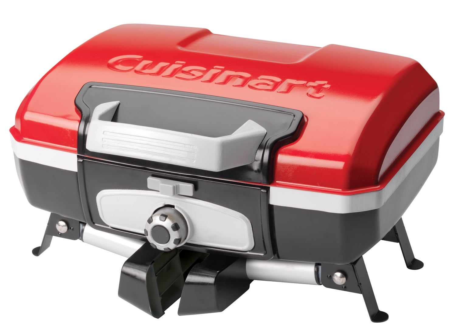 Cuisinart CGG 180T Petite Gourmet Portable Tabletop Outdoor Gas Grill Red Walmart